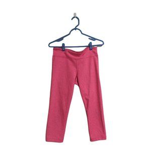 Under Armour Woman's Medium Cropped Workout Compression Leggings Hot Pink